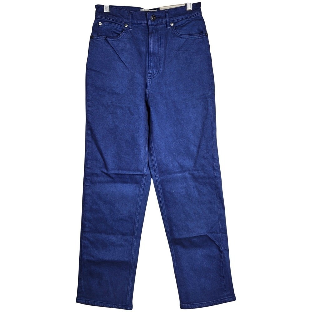 EVERLANE The Way High Jean Organic Cotton Blue Straight Leg Women's Size 27 Tall